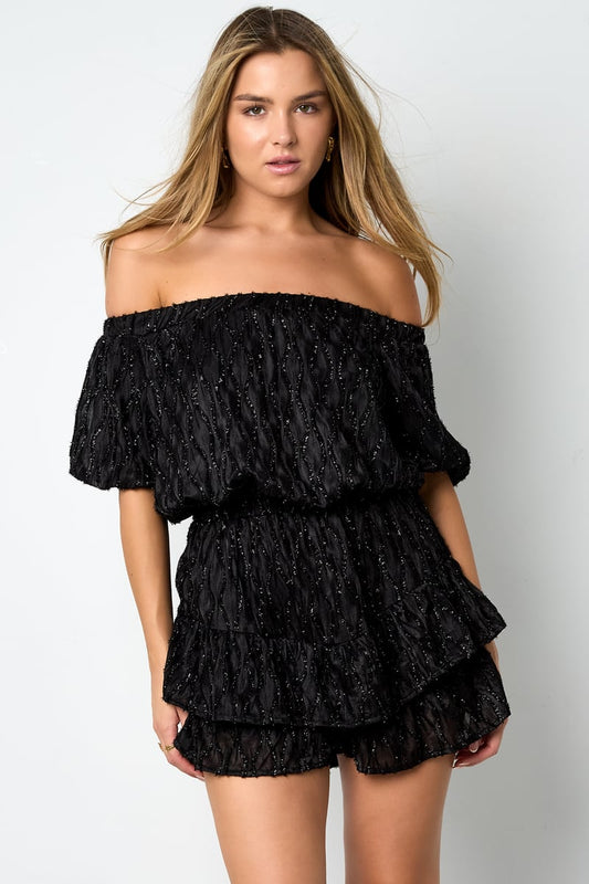 Polyester fiber (polyester) Bodysuits Solid color Casual Spring/Summer Ruffle edge Clothes