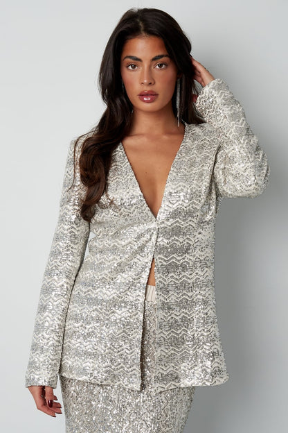 Glitter blazer