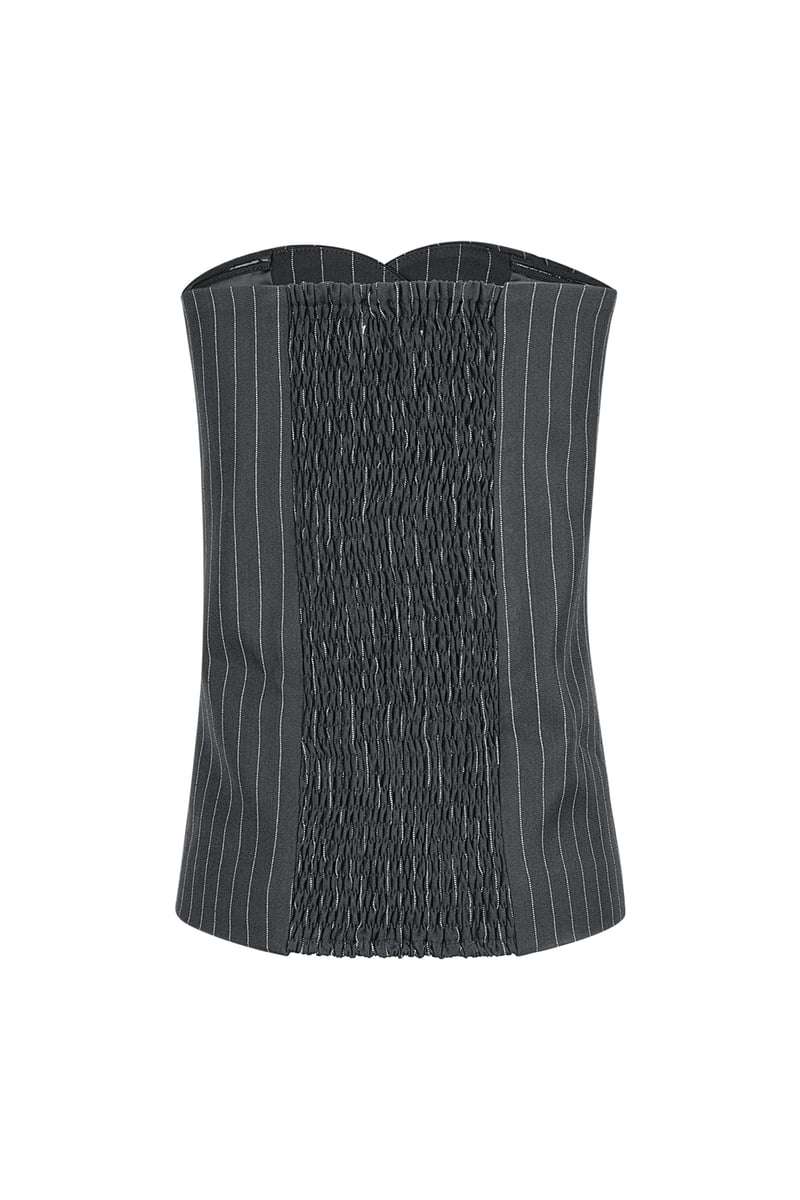 Pinstripe Corset Top