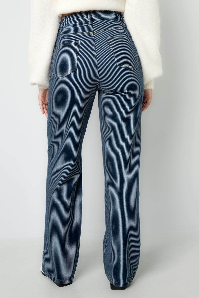 Cotton Denim pants Stripes Casual All Fit  Clothes