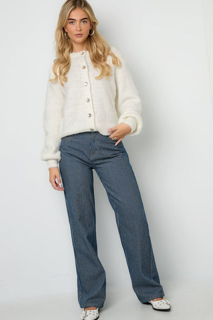 Cotton Denim pants Stripes Casual All Fit  Clothes