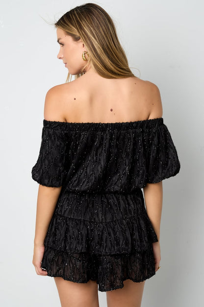 Polyester fiber (polyester) Bodysuits Solid color Casual Spring/Summer Ruffle edge Clothes
