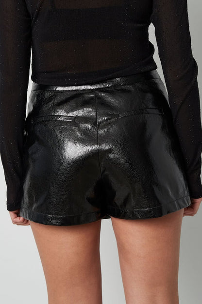 Zwarte Leren Rok