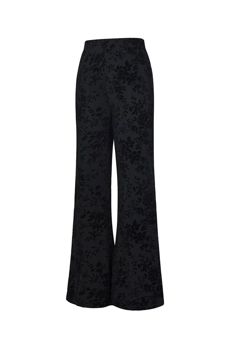 Zwarte Flaire Broek