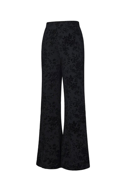 Zwarte Flaire Broek