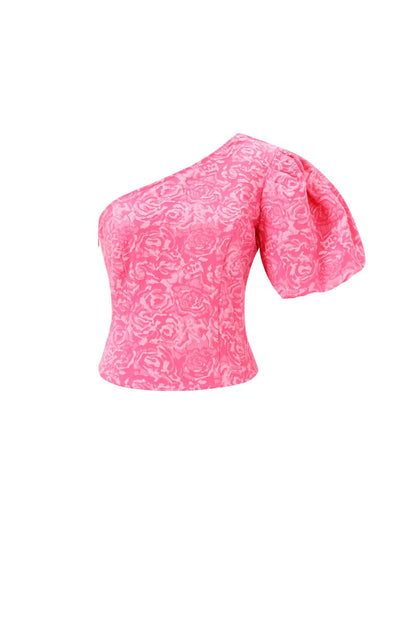 Short sleeve tops Floral print Elegant Spring/Summer