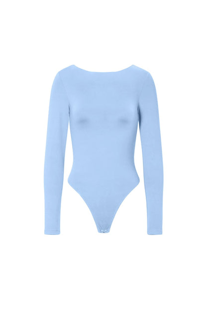 Nylon Shapewear Bodysuit Solid color Basic All Fit  Clothes